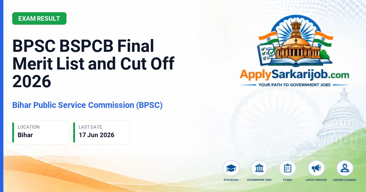 Bihar Public Service Commission (BPSC) - System Analyst, Jan-Sampark Padadhikari, Sahayak Paryavaran Abhiyanta, Vidhi Padadhikari, Kaniya Prayogshala Sahayak Official Notification Poster & Schedule