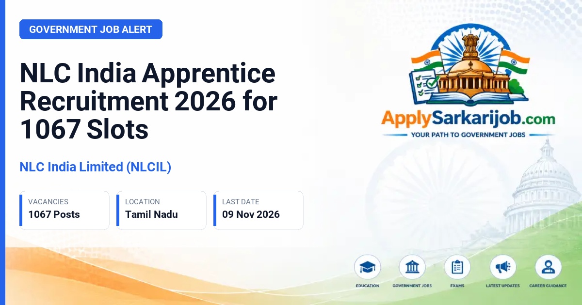 NLC India Limited (NLCIL) - ITI Trade Apprentice and Graduate (Non-Engineering) Apprentice Official Notification Poster & Schedule