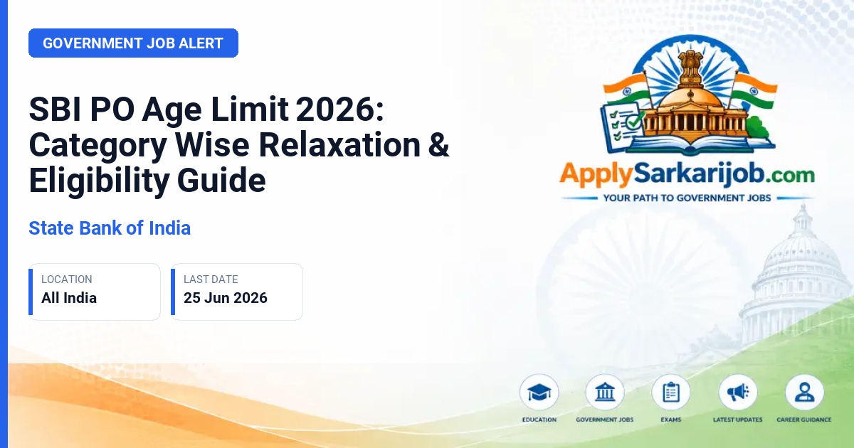 State Bank of India (SBI) - Probationary Officer (PO) Official Notification Poster & Schedule