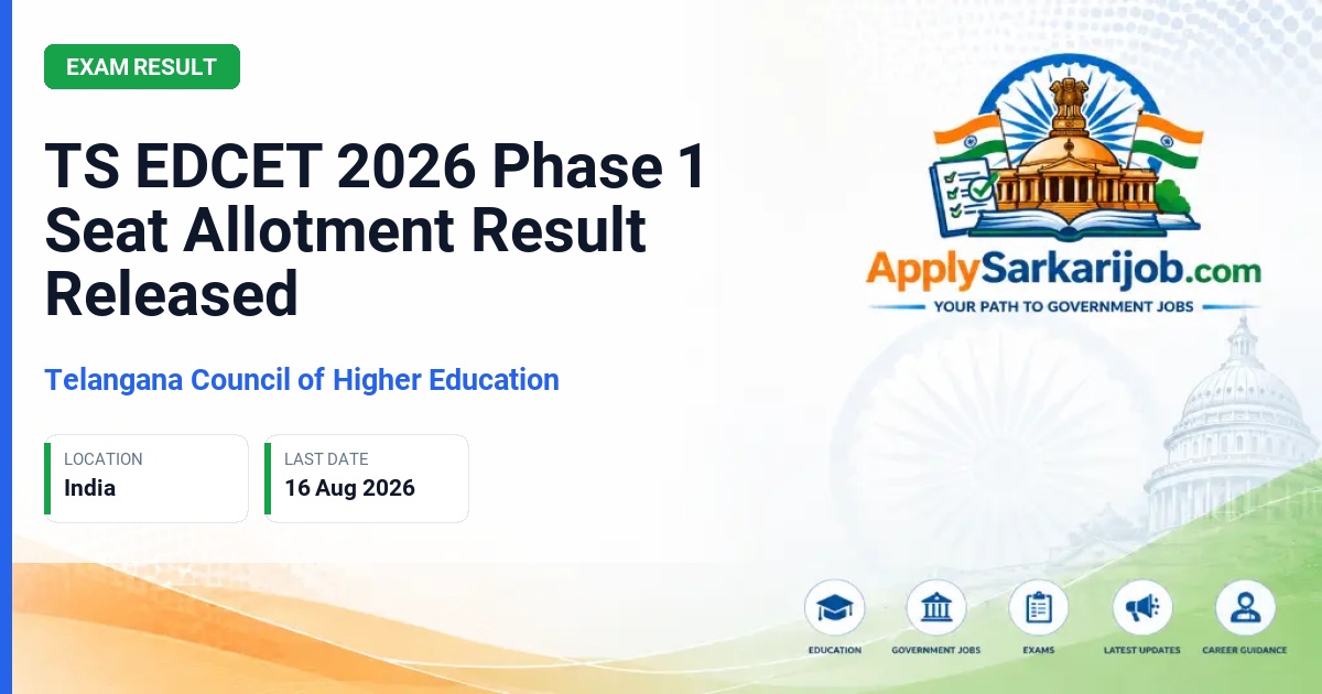 Telangana Council of Higher Education (TGCHE) - B.Ed Admission 2026 Official Notification Poster & Schedule