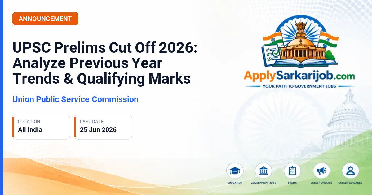 Union Public Service Commission (UPSC) - Civil Services Examination Official Notification Poster & Schedule