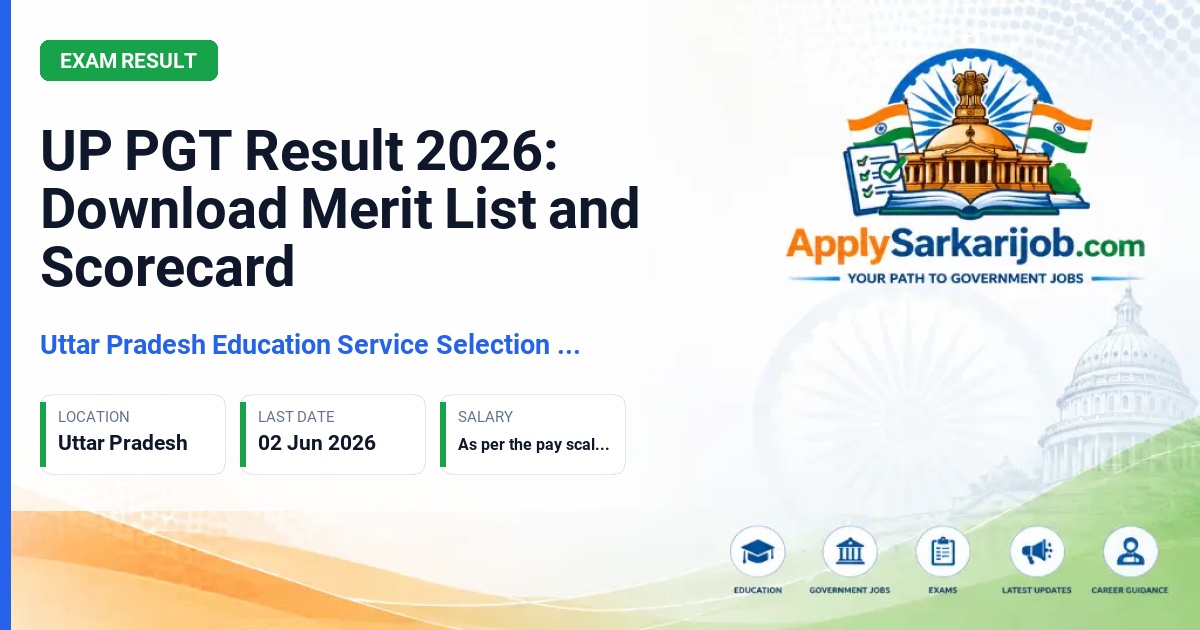 Staff Selection Commission (SSC) - Post Graduate Teacher (PGT) Official Notification Poster & Schedule